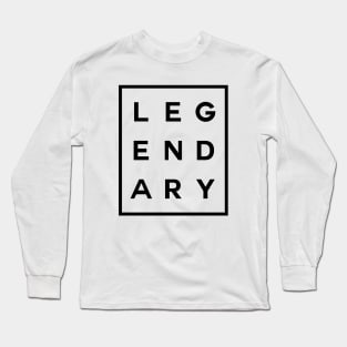 Legendary Boxed (Black) Long Sleeve T-Shirt